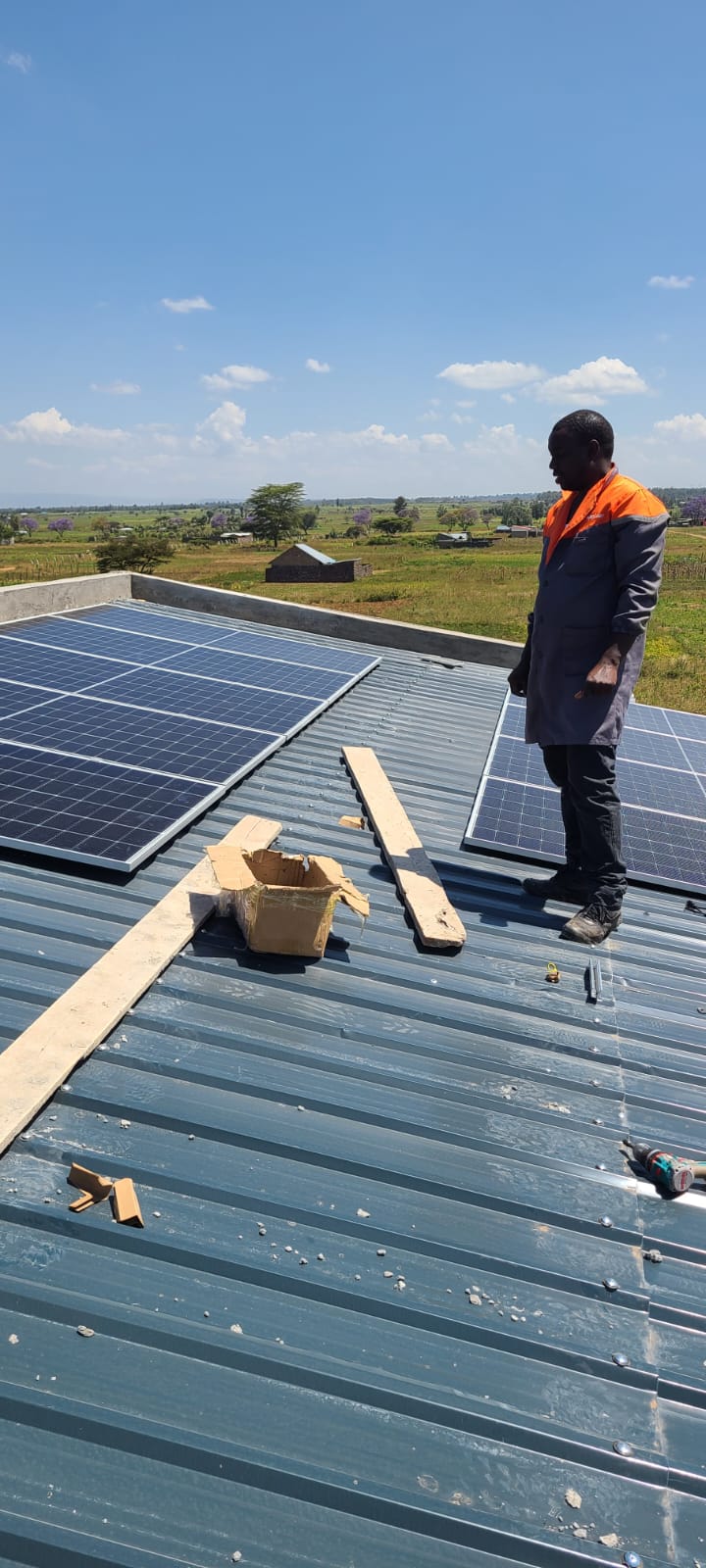 Solar street lighting